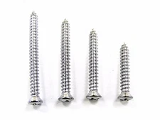 MOPAR Interior Screws- #8 x 1" to 1-3/4" Long- #6 Oval Head- 100pcs (25ea)- #340