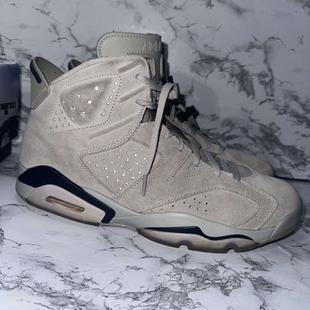 Nike Air Jordan 6 Retro Georgetown Magnet Navy Men's Size 12 Nike Air Jordan 6 Retro Georgetown Magnet Navy Men's Size 12
