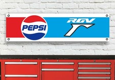 BR26B SUZUKI PEPSI RGV250 LOGO WERKSTATT BANNER SCHILD