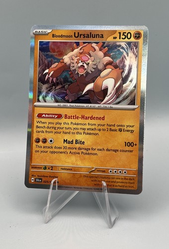 025/064 Bloodmoon Ursaluna - Shrouded Fable Holo Rare NM Pokemon