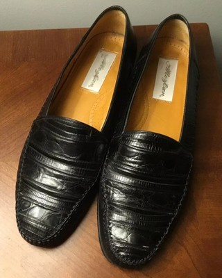 mezlan lizard loafers