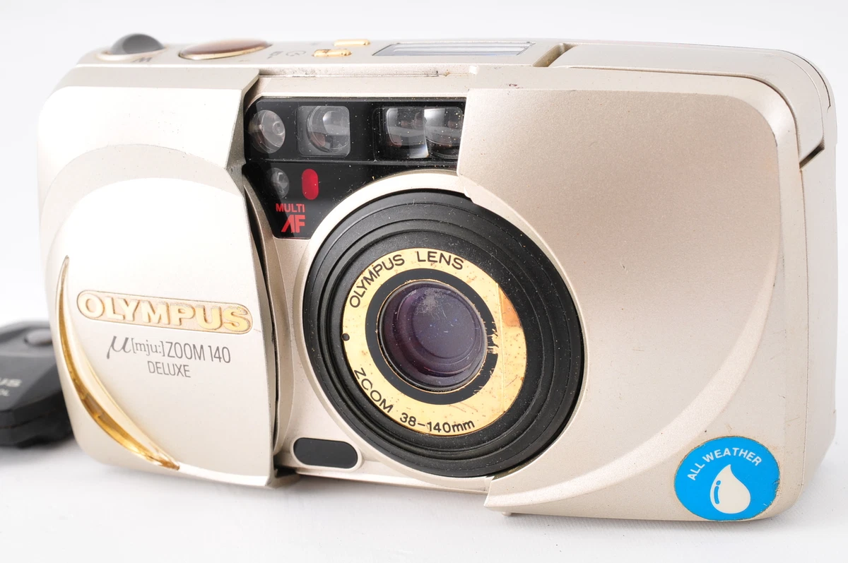 [For Parts] Olympus μ mju Zoom 140 DELUXE Point&Shoot Film From JAPAN