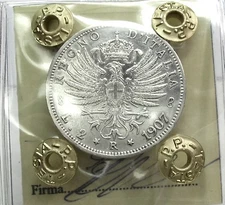 Savoy (Vittorio Emanuele III) from Lire 2-1907 