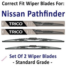Wiper Blades 2-Pk Standard Wipers - fit 2005-2012 Nissan Pathfinder - 30240/180