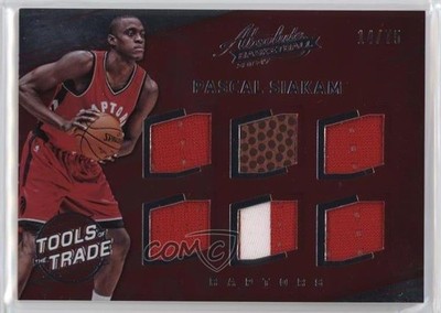 2016 Absolute Tools of the Trade Rookie Materials Six 14/75 Pascal Siakam RC v5j