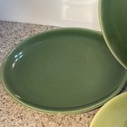 Vntg Universal Pottery Ballerina 1 Chartreuse & 3 Green 6.25" Plates 1 Green 7.5 — photo 3