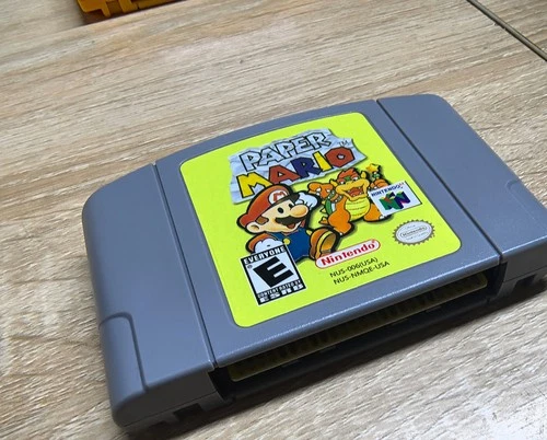 N64 Game Paper Mario  For Nintendo 64 US Version Fast Shipping
