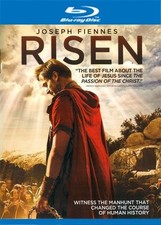 RISEN Life of Jesus Movie w/Joseph Fiennes, Peter Firth Blu-ray, 2016 VG