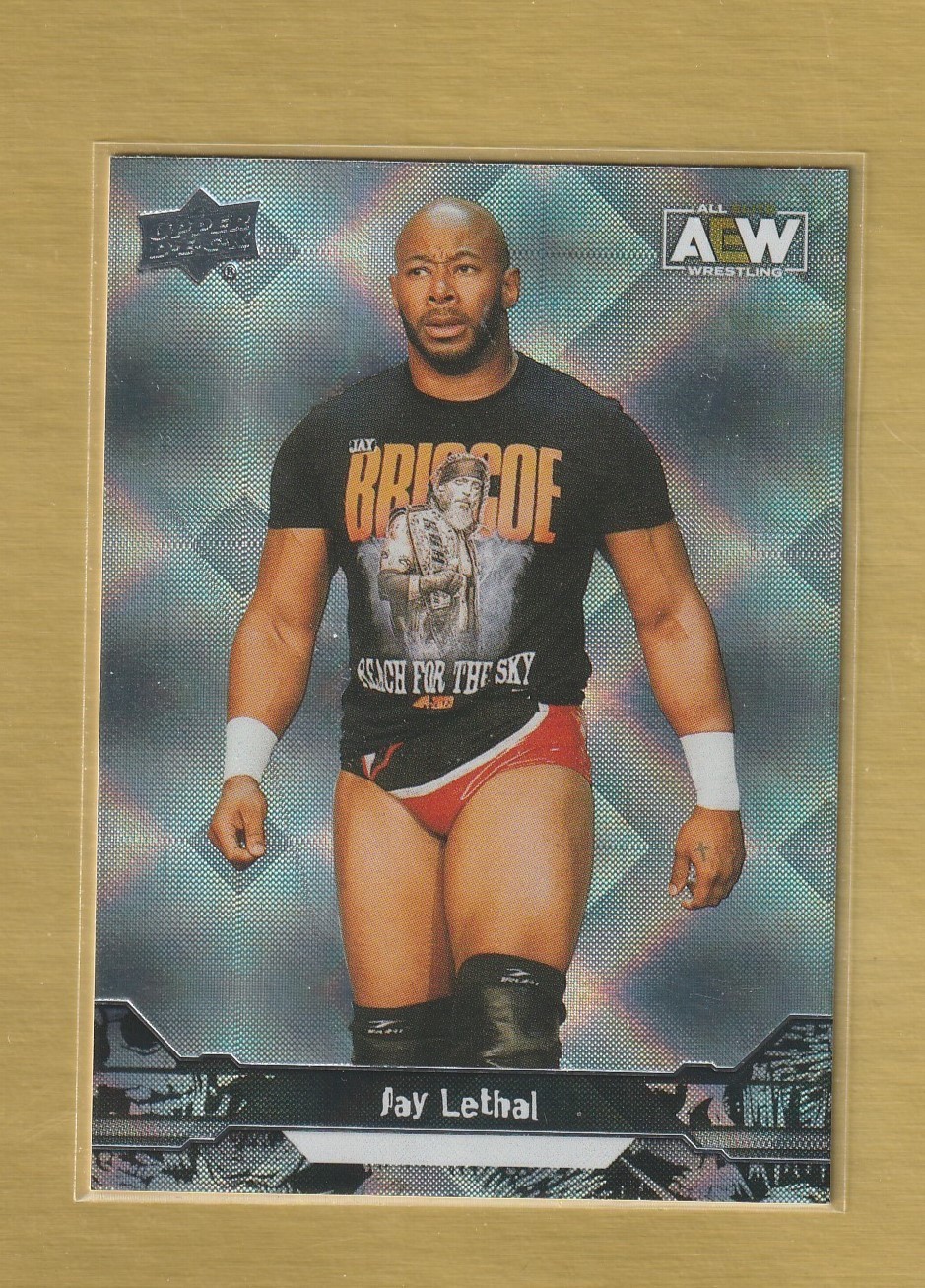 2023 Upper Deck AEW Diamond Plate Jay Lethal #42 Wrestling Card