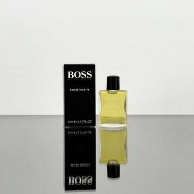 BOSS by Hugo Boss Men Cologne 5ml EDT Splash Travel MINI SAMPLE-RARE-VINTAGE(D11