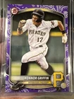 2025 Bowman Prospects Konnor Griffin Pirates Purple Pattern 36/199 #BP-86