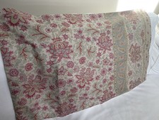 Vintage Ralph Lauren Amelia Floral King Pillowcase Paisley Cottage Cotton USA