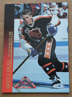 1993-94 Score Pinnacle All-Stars Brett Hull St. Louis Blues #34