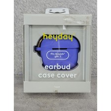 heyday Apple AirPods Gen 3 Earbud Case Cover Space Blue with Carabiner Clip