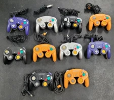 Nintendo GameCube Controller  DOL-003 OEM Lot of 10 As Is For Parts