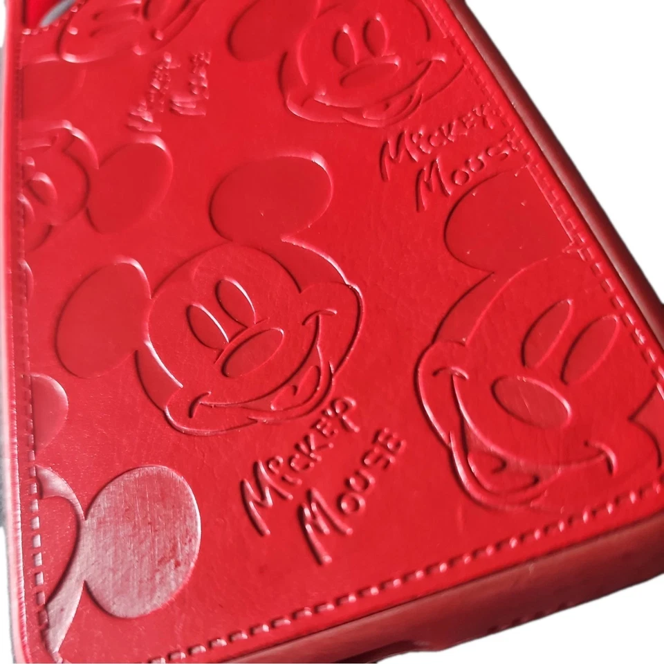 Mickey Mouse iPhone X Phone Case (Silicone with Engraved Leather Back) - Image 2 of 3