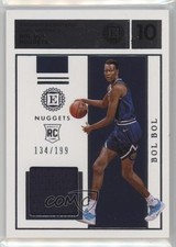 2019-20 Panini Encased Rookie Label Materials 134/199 Bol Bol #RL-BOL 6fs