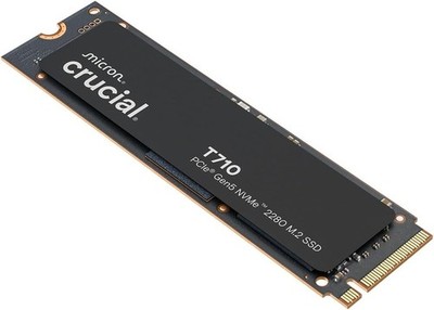 Crucial T710 4TB SSD M.2 NVME 2280 PCIe 5.0 - Bis zu 14.500MB/s