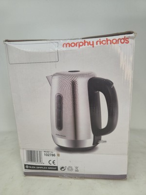 MORPHY RICHARDS Equip Elektrischer Wasserkocher 1,7L 3kW Easy View SS Brushed - 102786