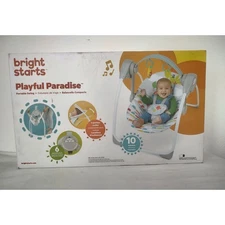 * NEW Bright Starts Playful Paradise - Portable Baby Swing with Music and Toys