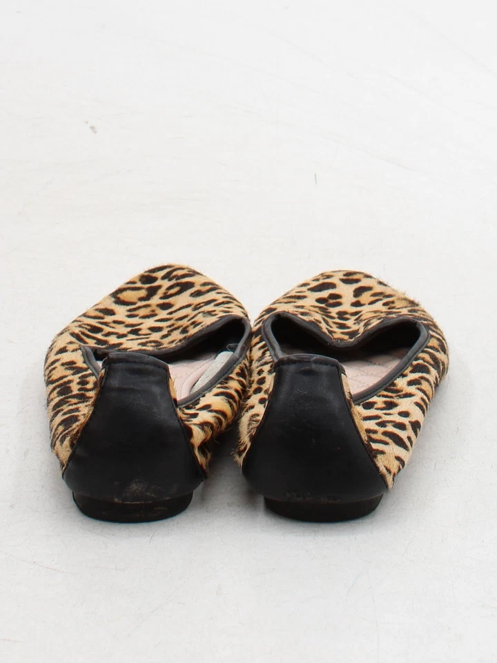 Carvela Women's Flat Shoes UK 6 Multi Animal Fur with Leather Loafer - Image 3 of 4