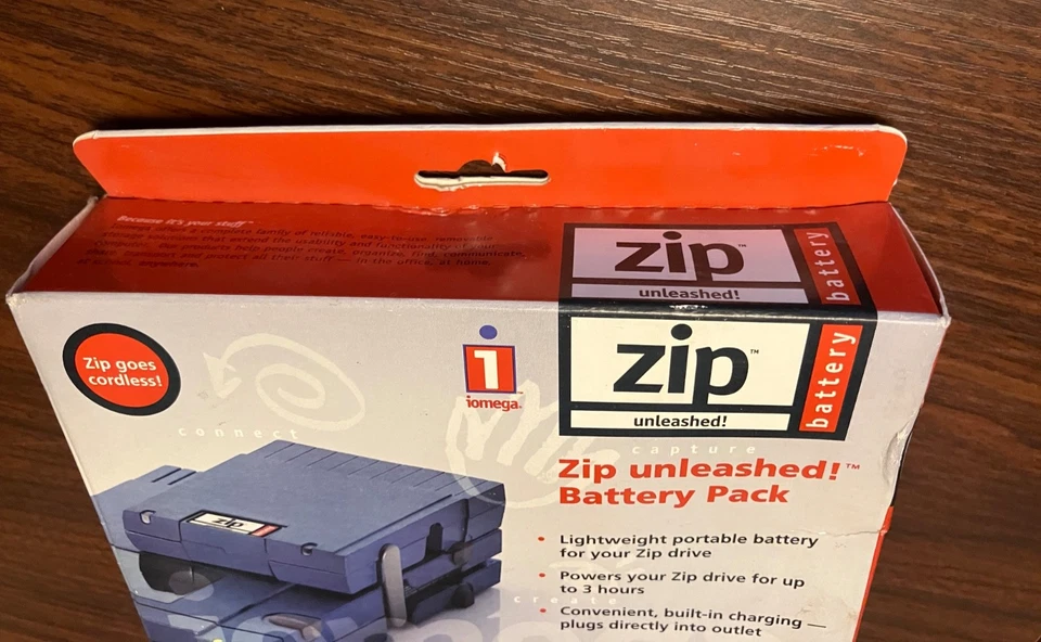 Iomega cremallera desatada! Paquete de batería fuente de alimentación para unidades de disco Zip SIN ABRIR NUEVO EN CAJA Foto 4 de 4