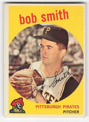 Bob Smith 1959 Topps #83 Pittsburgh Pirates GD-VG
