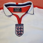 England Soccer Jersey #7 David Beckham World Cup S White Football League 3 Lions — photo 4