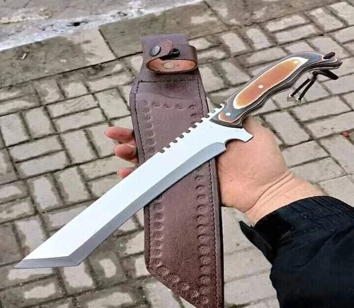 Handmade Custom Machete Knife – Handcrafted Hunting Blade | Collector’s Piece