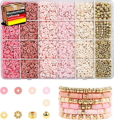 Bunte Schmuckperlen Set für Armbänder und DIY Schmuckherstellung 2780 Stück