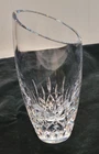VTG Waterford Crystal LISMORE ESSENCE Angular Vase 7.5"H SIGNED