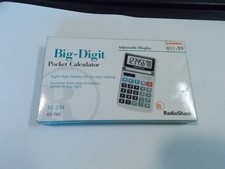 RADIO SHACK BIG DIGIT POCKET CALCULATOR EC-234