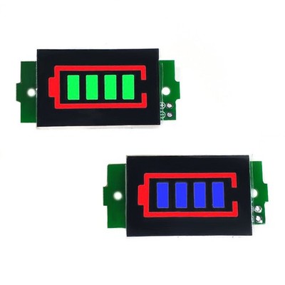10PCS 1S/2S/3S/4S/5S/6S/8S Li-ion Battery Capacity Charge Level Indicator Module