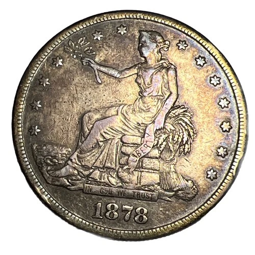 1878-S United States Silver Trade Dollar XF