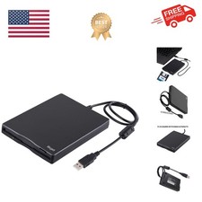 Floppy Drive 3.5 External USB Floppy Diskette Drive for Laptops Desktops Note...