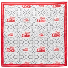 Coca-Cola Diet Coke Satin Grey Scarf