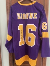 Marcel Dionne #16 Signed Los Angeles Kings Jersey - JSA COA & Hologram