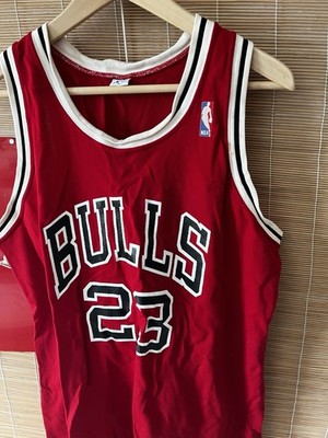 Vintage 80's NBA Chicago BULLS #23 Michael Jordan Red Basketball Jersey Rare USA