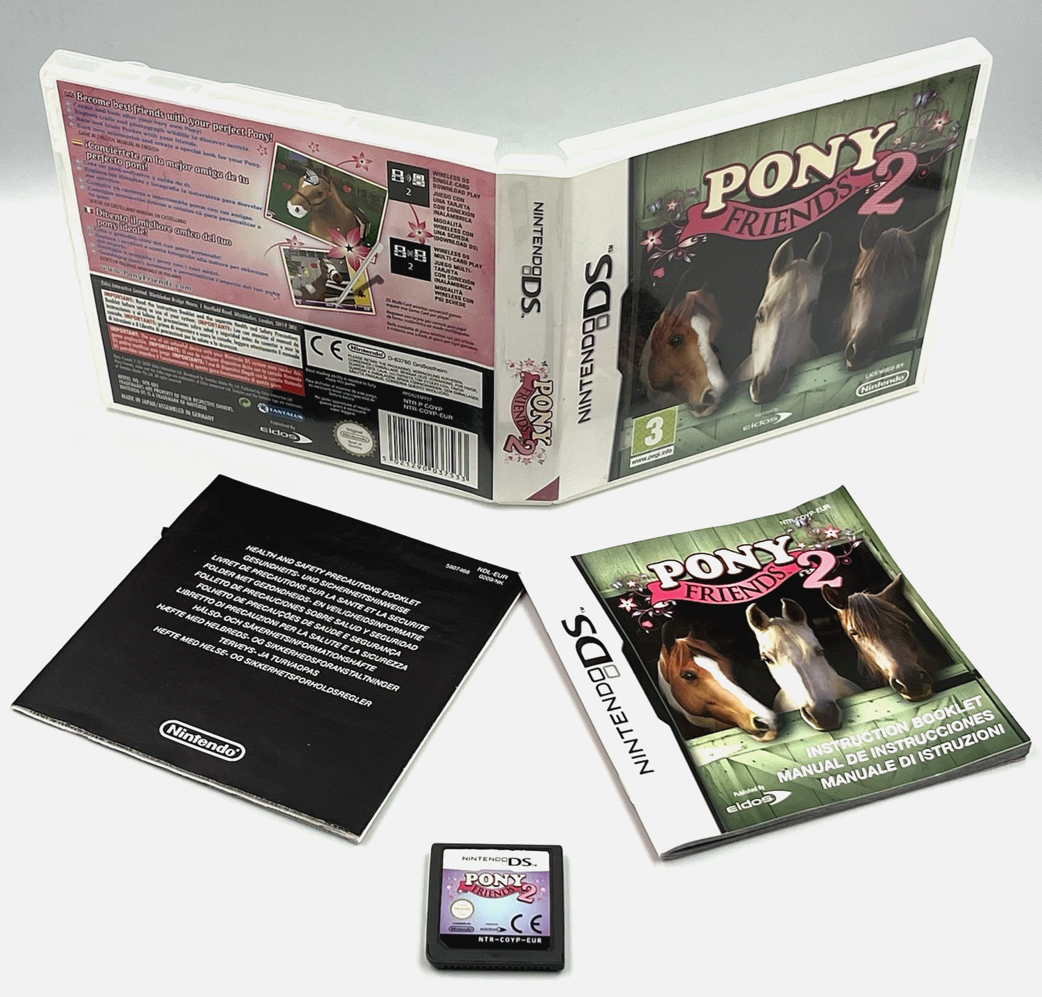 Pony Friends 2 Game - Nintendo DS - Complete With Manual Boxed - PAL