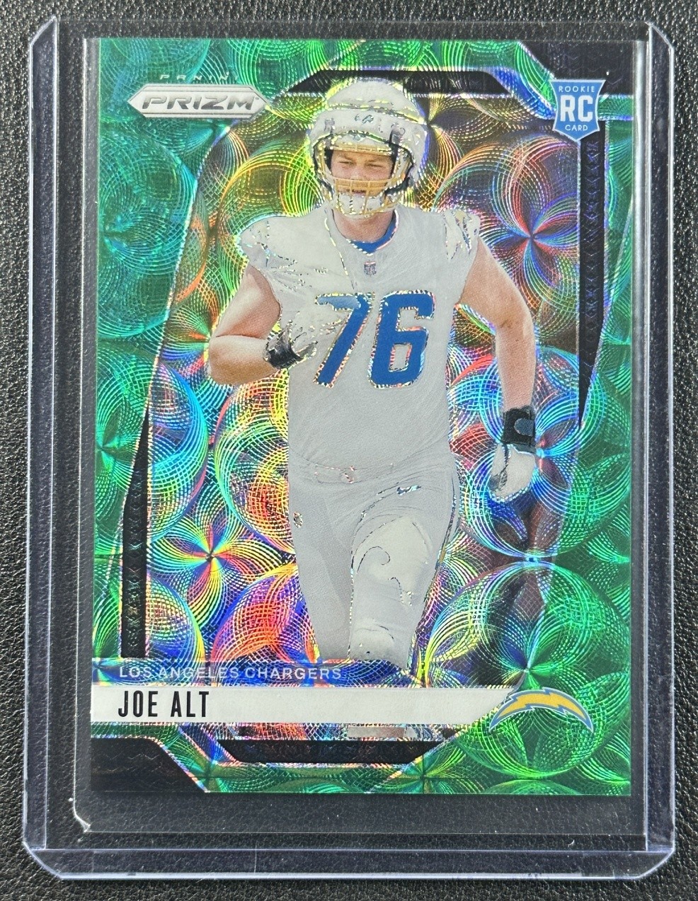 JOE ALT 2024 PANINI PRIZM #353 GREEN SCOPE RC 53/75 CHARGERS