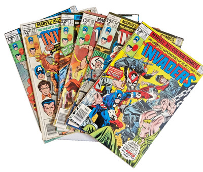 Marvel Comics - Invaders  - #18   to  #23.  set from 1977