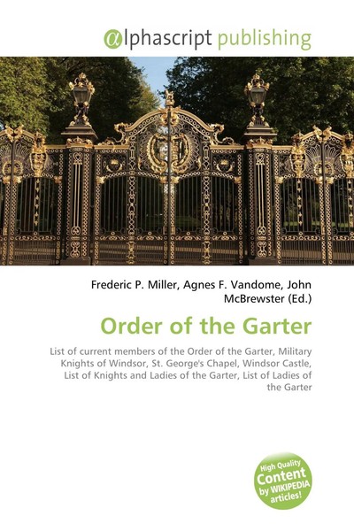 Frederic P. Miller (U. A.) | Order Of The Garter | Taschenbuch | Englisch (2026)-image