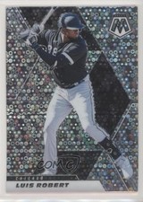 2021 Panini Mosaic Quick Pitch Silver Mosaic Prizm Luis Robert #60 2a9