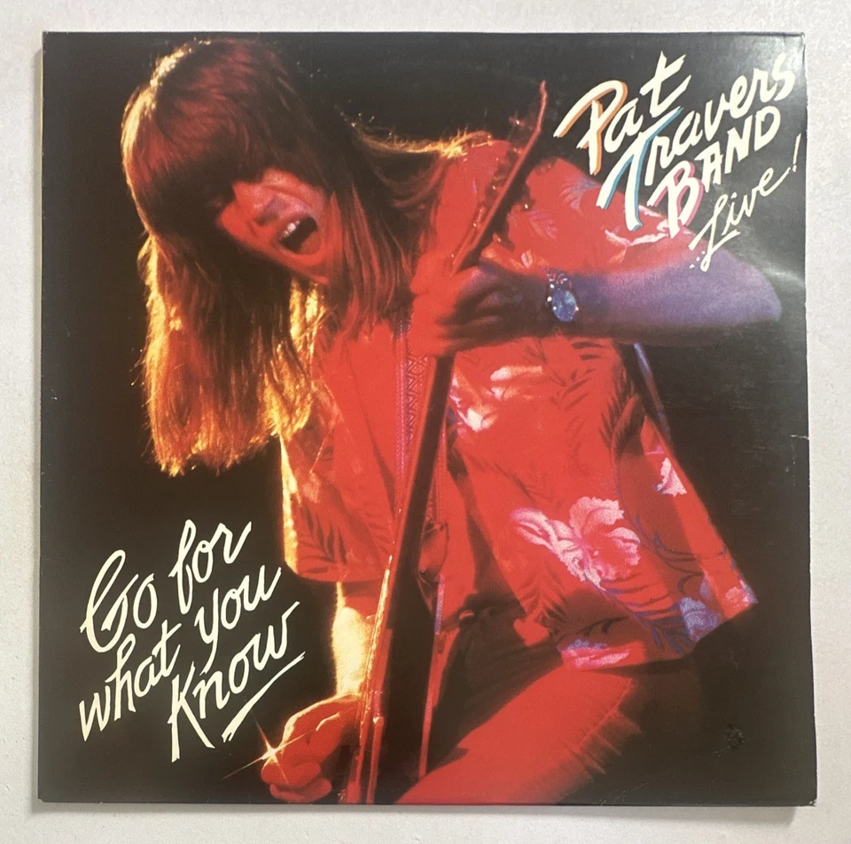 Pat Travers Band Live! Go For What You Know Vinyl Lp Record EX / VG+ - Image 2 of 4