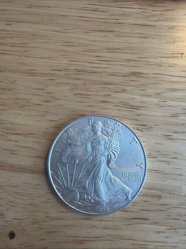 2018 WALKING LIBERTY AMERICAN EAGLE .999 FINE SILVER DOLLAR COIN 1oz.