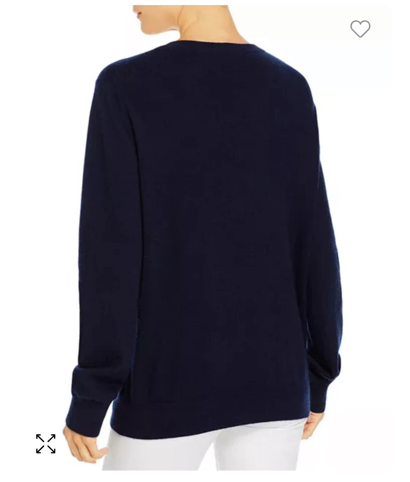 Suéter Antonio Melani Maddie Cashmere Manga Cuello en V TALLA-L NUEVO CON ETIQUETAS $149 Foto 4 de 4
