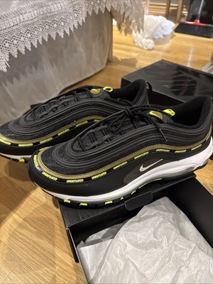 Size 14- Undefeated x Nike Air Max 97 Black Volt