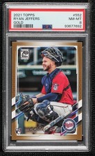 2021 Topps Gold 2/2021 Ryan Jeffers #552 PSA 8 06sz