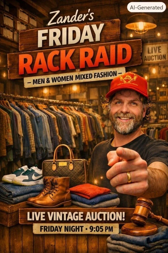 Zander’s Friday Rack Raid - Men & Women Mixed Fashion