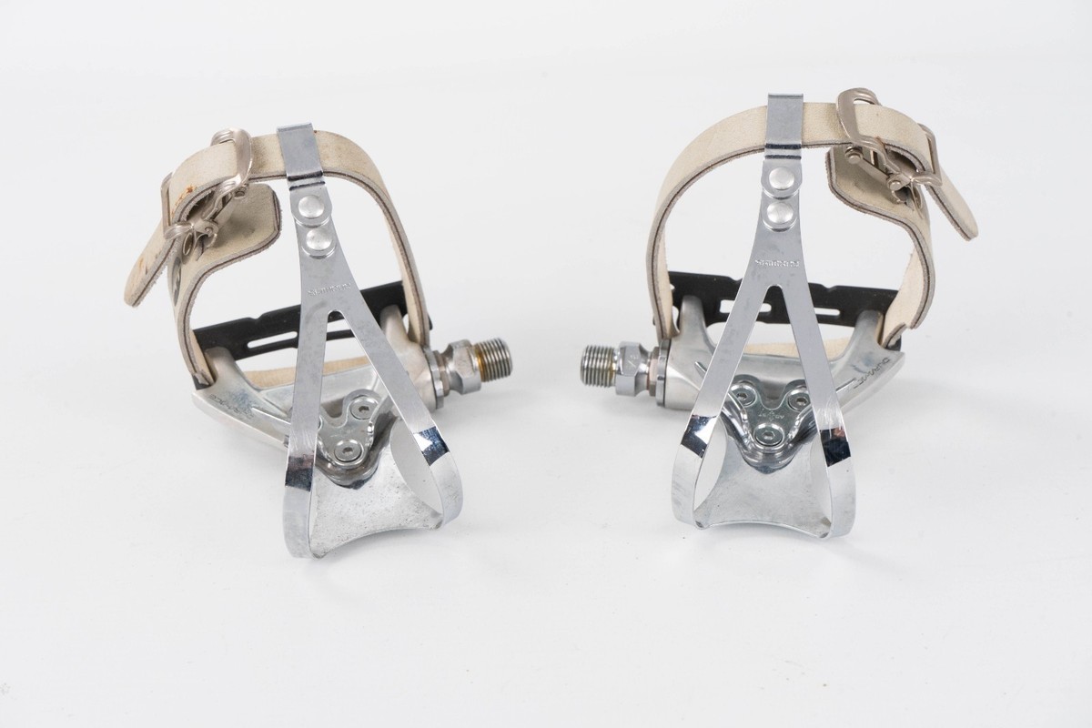 NOS SHIMANO PD-7400 DURA ACE PEDALS toe clip vintage 80S NEW road